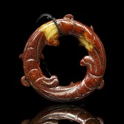 Aro de dragón que se muerde la cola, dinastía Han del este