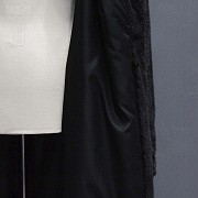 Precioso abrigo de visón negro diamante - 11