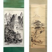 Lote de dos pinturas, China, s.XX