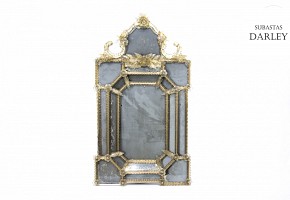 Venetian glass mirror, late 19th century