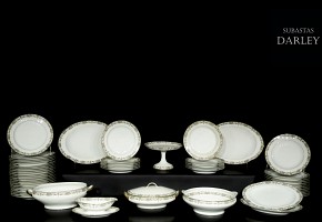 Vajilla de porcelana, Limoges, S.XX