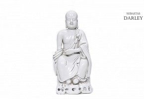 Buddha figure in dehua porcelain, 20th century