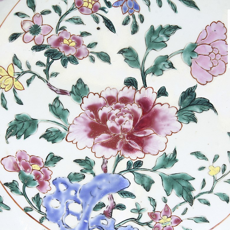 Porcelain dish, Qing dynasty.