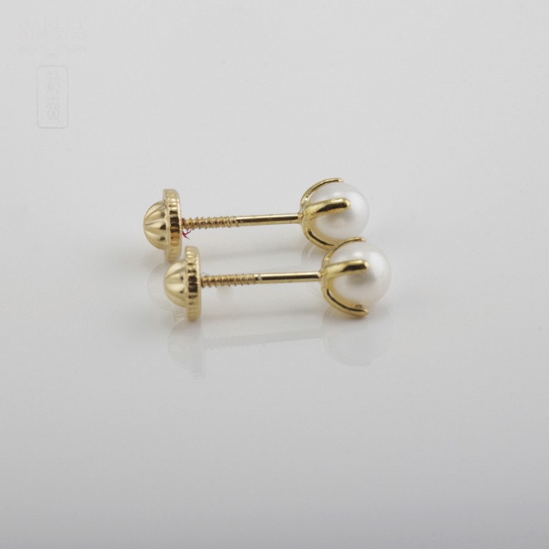 Baby pearl earrings - 2