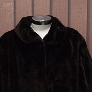 Brown coat of Mouton, - 1