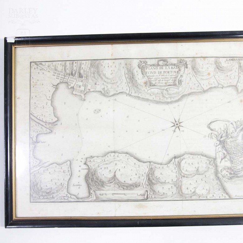 Print, map of Portove - 3