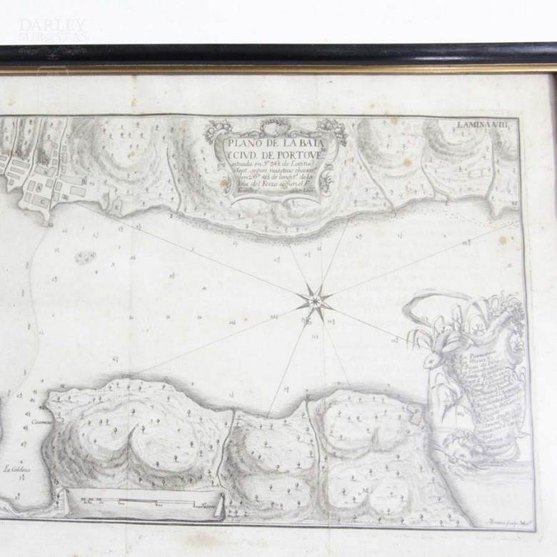 Print, map of Portove - 8