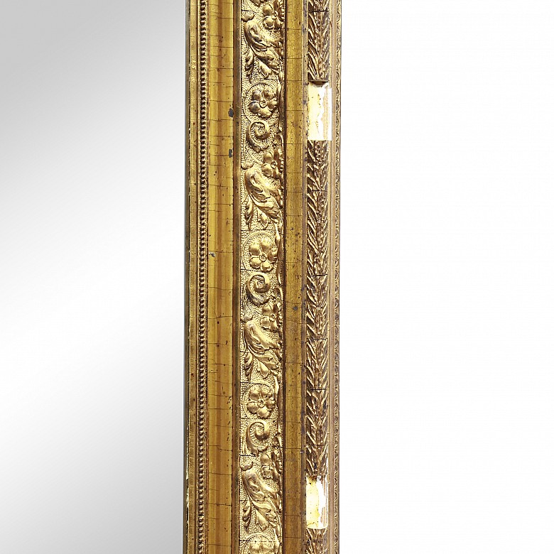 Gilt wood mirror, 20th century - 3