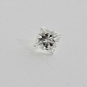 Natural diamond 0.22 cts in weight, in princess size.