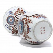 Jarrón japonés de porcelana 
