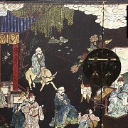 Aparador chino de madera lacada, dinastía Qing.