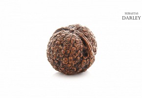 Carved walnut, China, 19th century