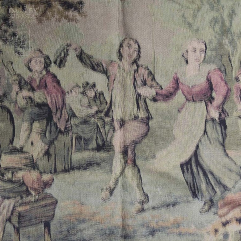 20th century party tapestry - 3