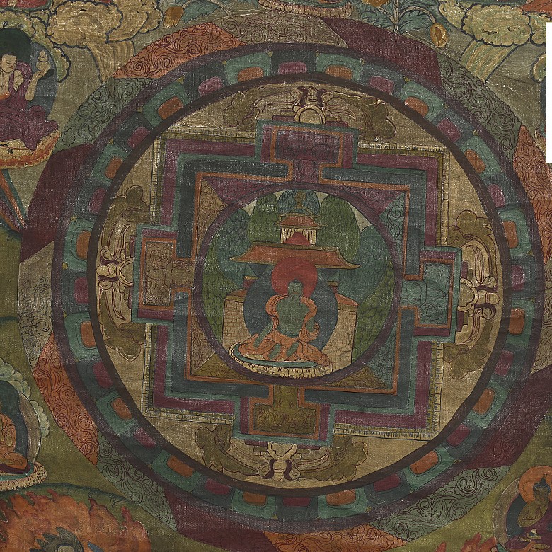 Tibetan Thangka, 20th century - 1