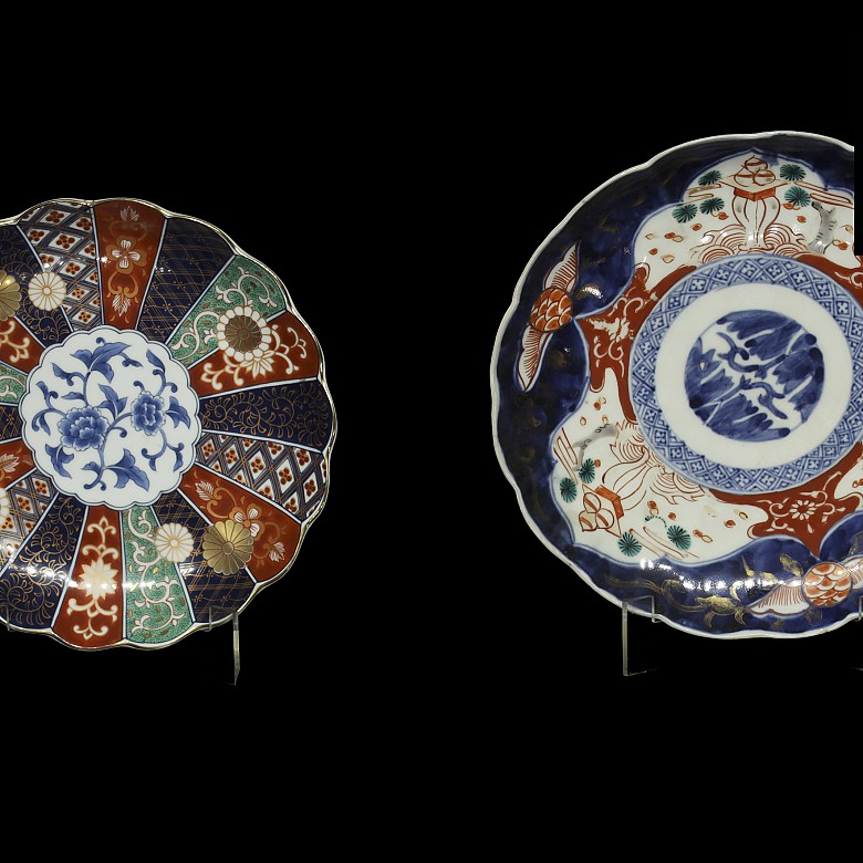 Grupo de porcelana japonesa Imari - 5