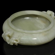 Jade brush-washing bowl, 20th century