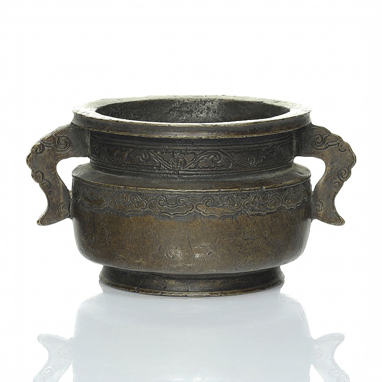 Bronze censer, Qing dynasty - 2