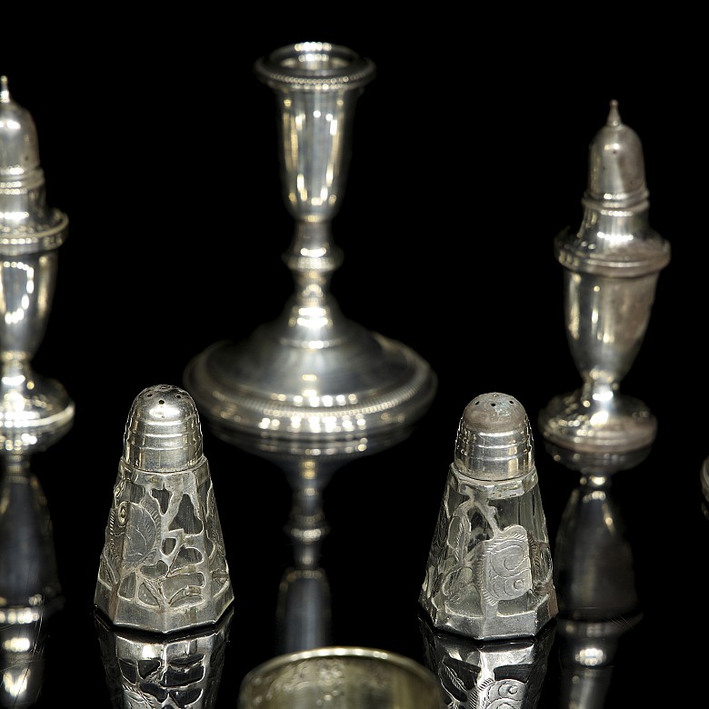 Pequeños objetos de plata española