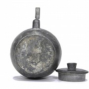 Chinese pewter teapot, 20th century - 8