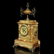 Egyptian onyx clock, Napoleon III, 19th c. - 6