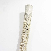 Fully carved Chinese tusk - 7