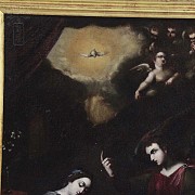 La Anunciación pintura del siglo XVII - 9