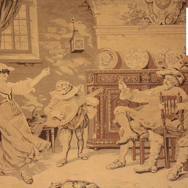 Tapestry following the Dutch model, possibly 19th century