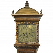 English tall case clock, 17th-18th c.