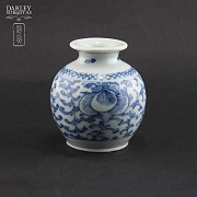 Vasija/Jarrón chino en porcelana, S.XIX