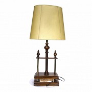 Vintage wooden lamp, Valenti