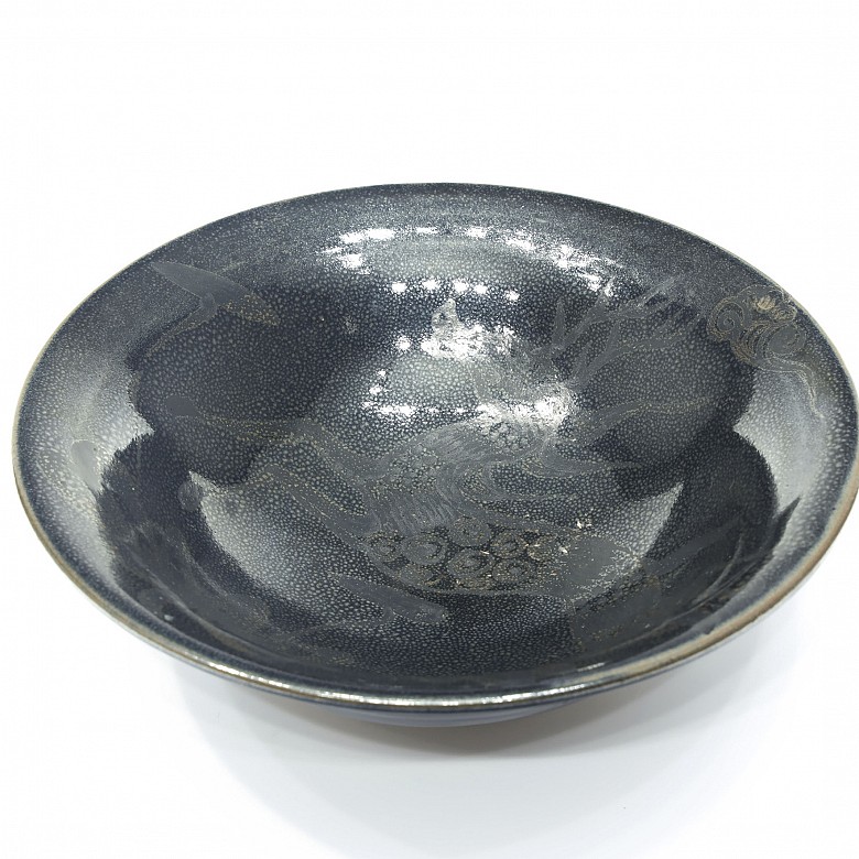 Glazed ceramic bowl, 20th century