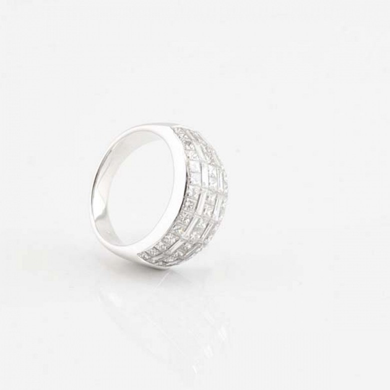 Fantástico anillo oro 18k y diamantes - 5