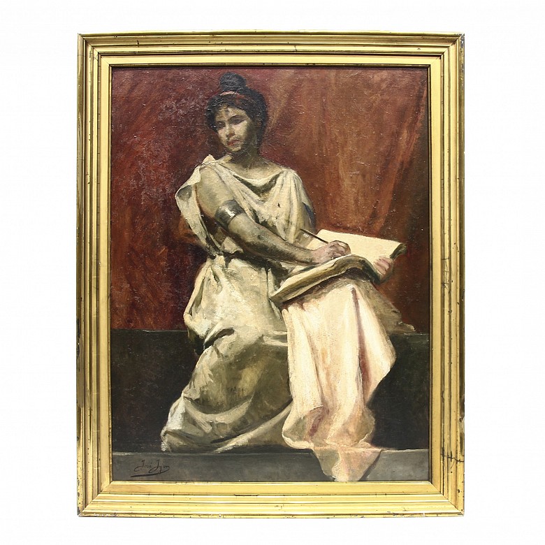 José Jijon (19th century) “Hipatia”