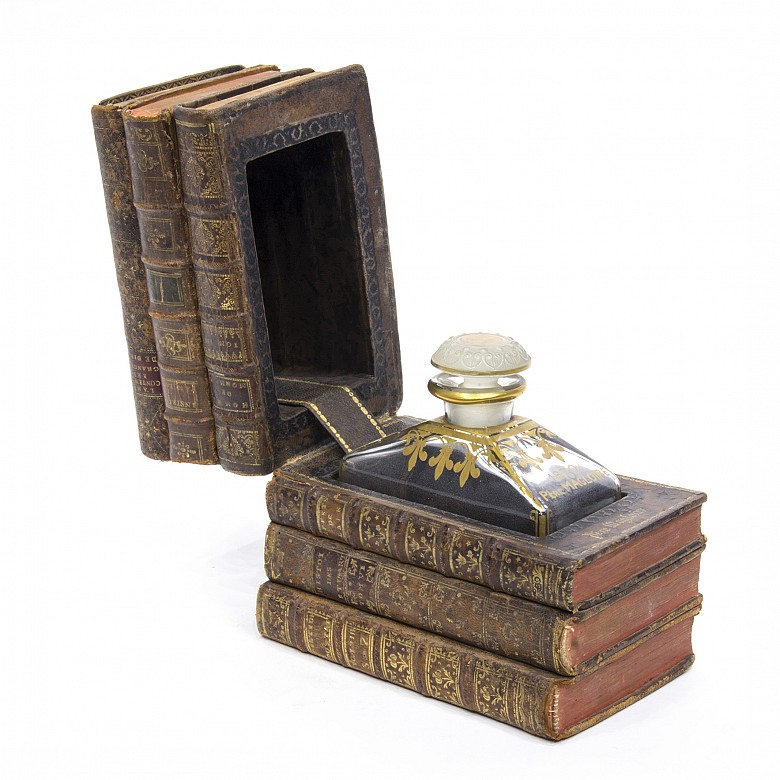 Book-decanter with glass container, 20th century