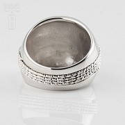 Bonito anillo en plata de ley - 3