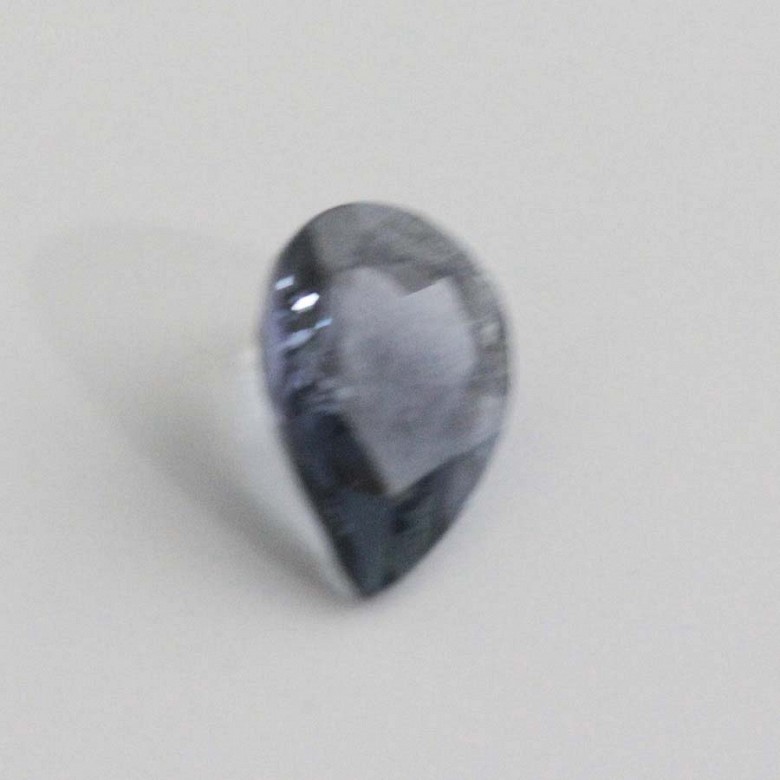 Fantastic natural sapphire in pear size, - 4