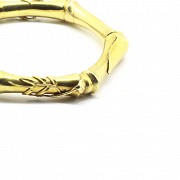 18k yellow gold bracelet.