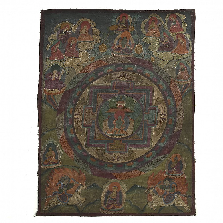 Thangka tibetano, S.XX - 3