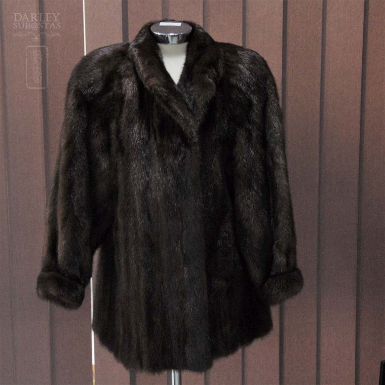 Dark mink coat - 2