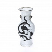 Jarrón de cerámica china, Nanjing, s.XX