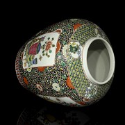 Porcelain enamelled vase, 20th century - 5