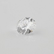Diamante natural, talla brillante,  de peso  1.00 cts, - 3