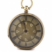 Reloj de bolsillo de dama en oro de 18k, s.XIX - 6