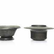 Two bronze bowls, Indonesia. 19th century - 6