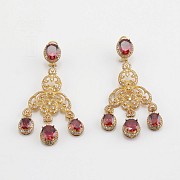 Faller dressing Ruby red and gold - 8