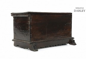 Castilian carved wooden chest