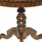 Side table with marquetry, 19th century - 4