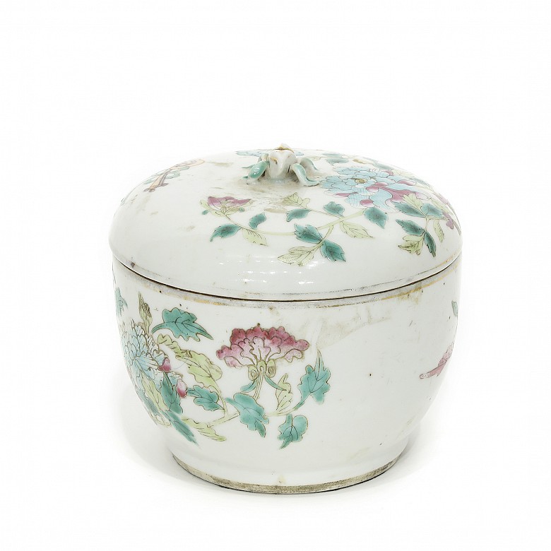 Porcelain Tibor, famille rose, 19th Century - 10