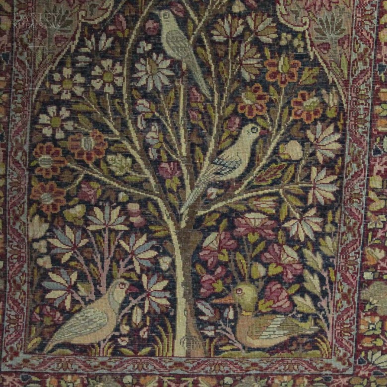 兩個印度掛毯19世紀 - 8