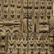 Puerta de madera Dogon, Mali, S.XX